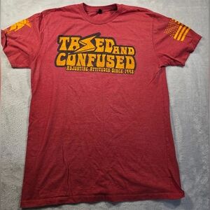 Red Graphic T-Shirt Size L